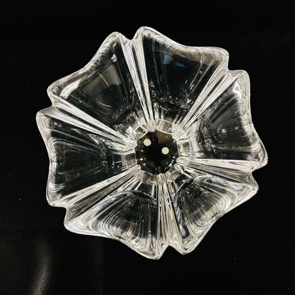 Orrefors Sweden Orion Design Clear Crystal Bowl - 5.75” diameter BEAUTIFUL - Picture 1 of 10